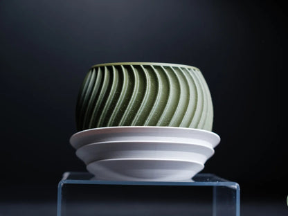 Sonar Planter – Modern Eco-Friendly Spiral Planter