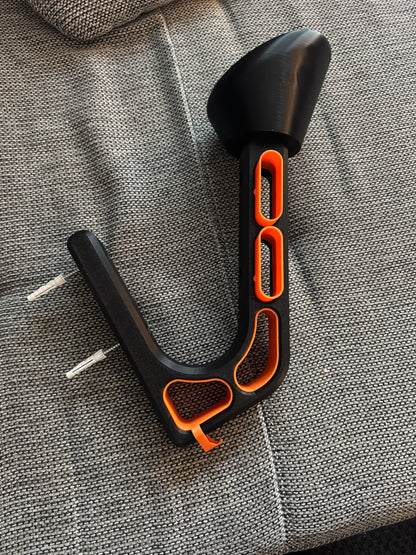 Ultimate Helmet Holder with Keychain Hook – Gear Organizer for Motorcycle, Cycling & Sports Helmets.