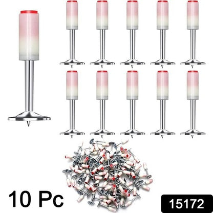 Round Nails For Mini Steel Nails For Gun (10 Pcs Set)