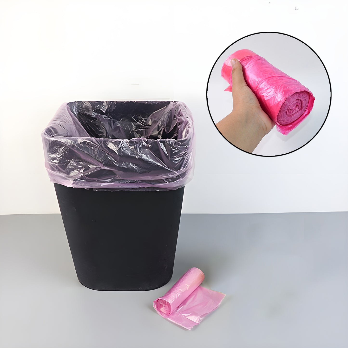 Garbage Bags Roll 45 X 45 Cm (1 Pc  Mix Color)