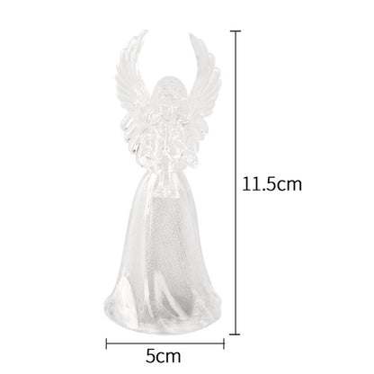 Battery Operated Led Angel Decorative Lights (4 Pc  Set)