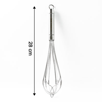 Apex Stainless Steel Medium Hand Whisk (1 Pc)