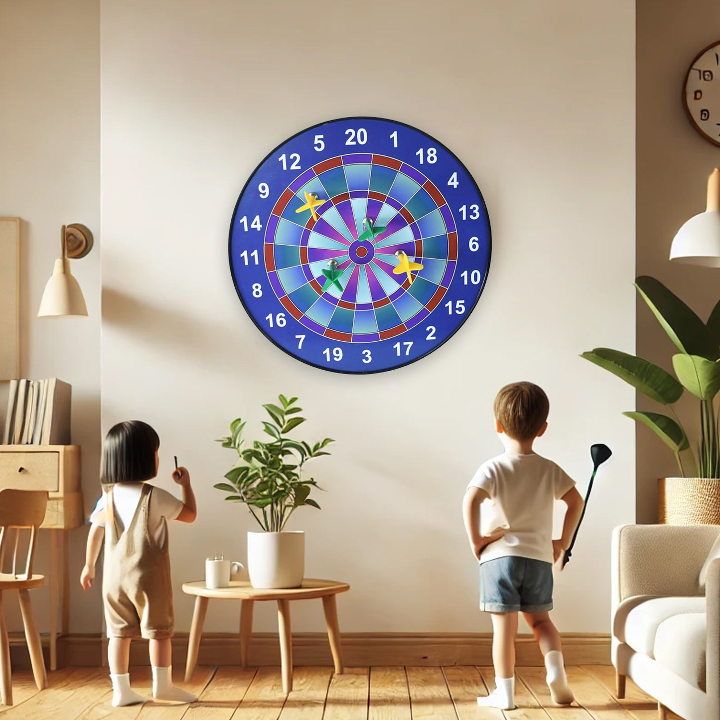 Magnetic Dartboard Game Set For Kids  Adults