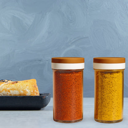 Ganesh Airtight Transparent Kitchen Storage Container Jar Set (2 Pc)