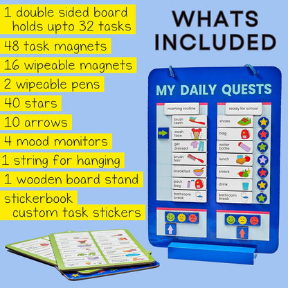 Magnetic Board Sticker Book  Activity Cards (1 Set)