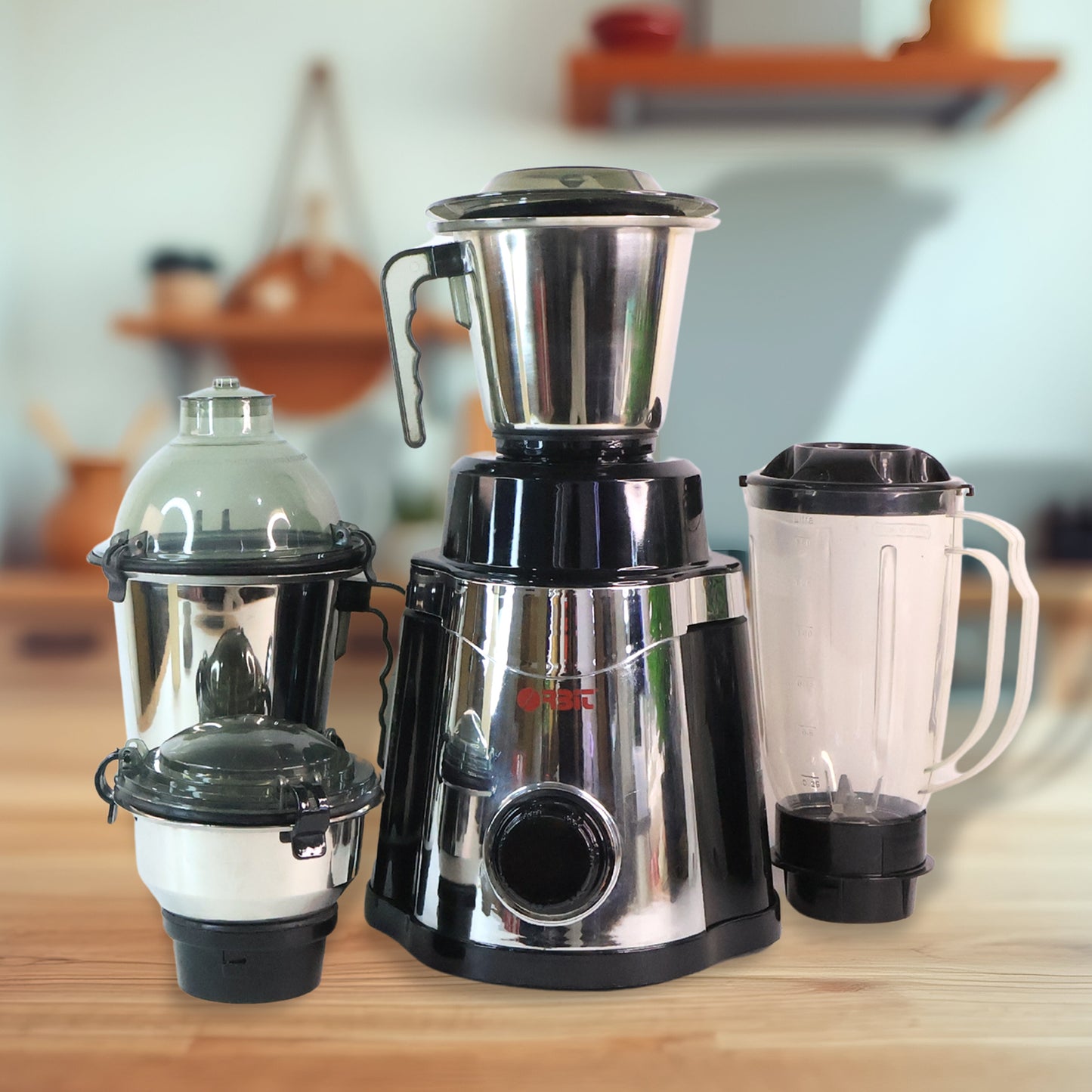 Orbit Heavy Duty 1 Hp (746) Watts Mixer Grinder With 4 Multipurpose Jars