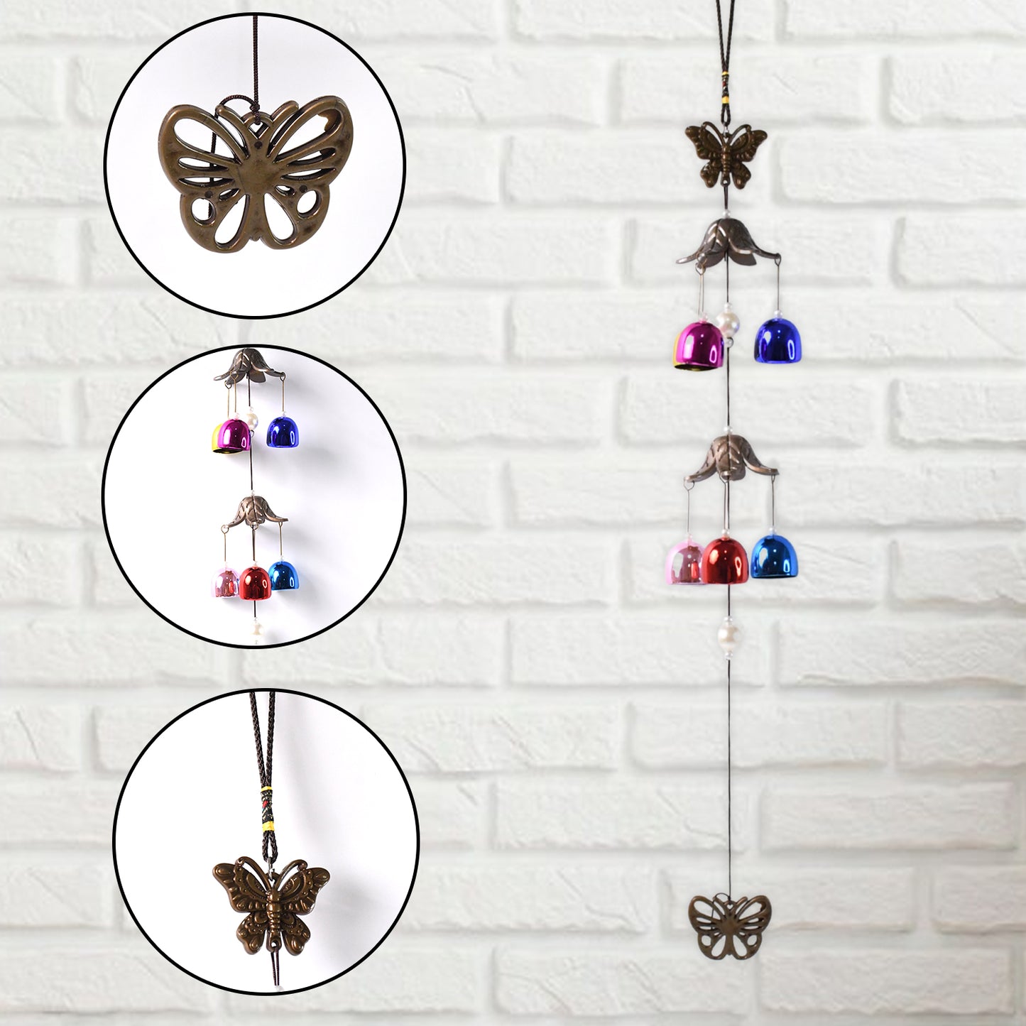 Decorative Wind Chimes Outdoor Hanging Dragonfly Wind Chime (1 Pc)