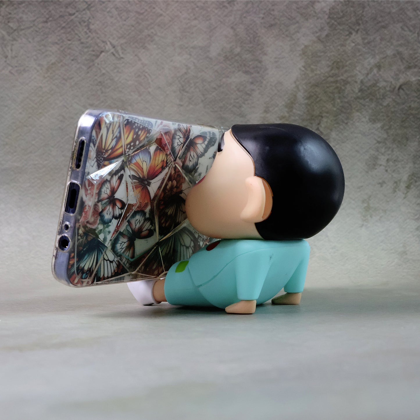 Cute Cartoon Figurine Mobile Phone Stand - (1 Pc)