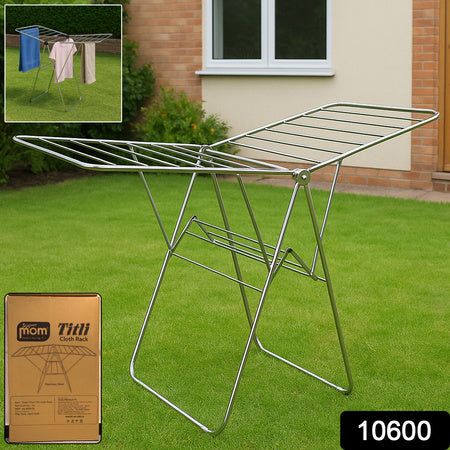 Supermom Premium Stainless Steel Heavy Duty Foldable Cloth Drying Stand (1 Pc)