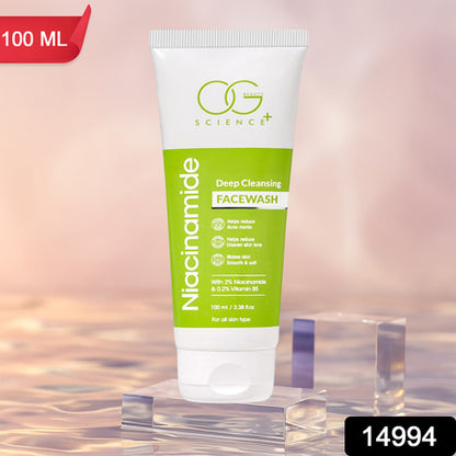 Og Beauty Niacinamide Deep Cleansing Facewash - (1 Pc  100ml)