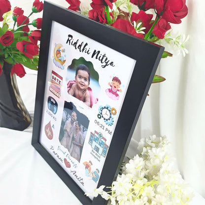 Welcome to World – Personalized Newborn Memory Frame