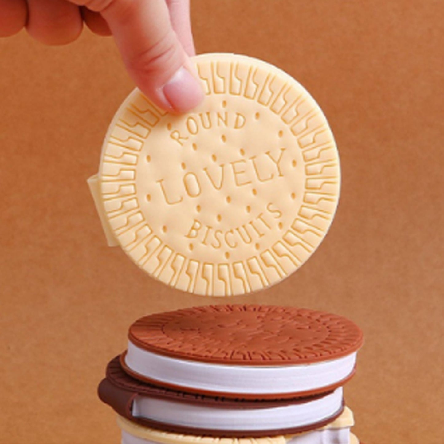 4144 Round Chocolate Diary Notebooks Original Chocolate Smell  Writing Practice Book Early Learning Copybook Premium Chocolate Book ( 1pc Book )