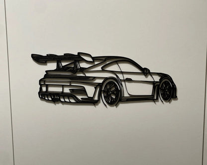 Porsche 911 GT Wall Art – 3D Printed Edition