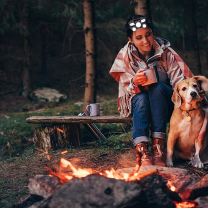 5 Led Headlamp Usb Rechargeable Head Light (1 Pc)