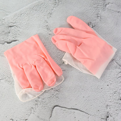 Large Size Reusable Household Cleaning Gloves - (1 Pair)
