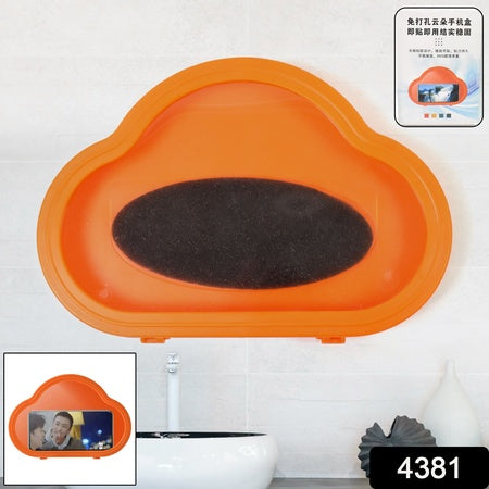 Smartphone  Mobile Stand Waterproof Case Smartphone Stand Case (1 Pc Orange)