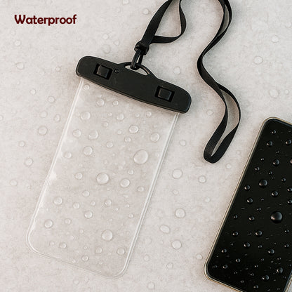 6922 Mobile Cover Pouch Transparent Waterproof Sealed Plastic Smartphone Protective Pouch Coverbag For All Mobile Phones
