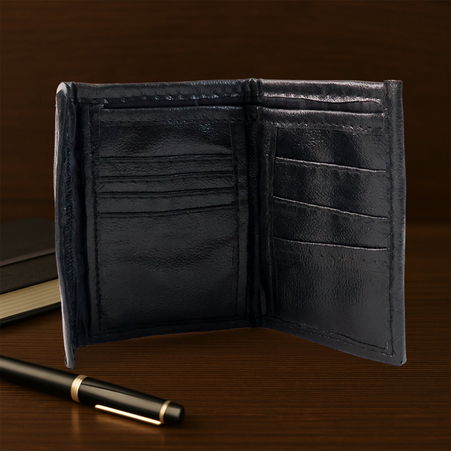 Premium Genuine Bi-fold Wallet (1 Pc)