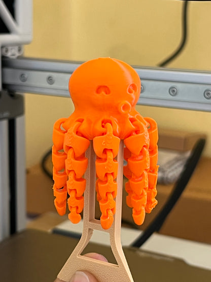 Octopus Articulated Keychain