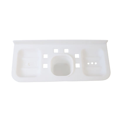 4777 4 In 1 Plastic Soap Dish And Plastic Soap Dish Tray Used In Bathroom And Kitchen Purposes.