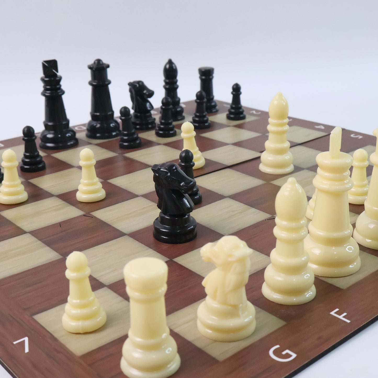 Chess  Checkers 2-in-1 Travel Game - (1 Set)