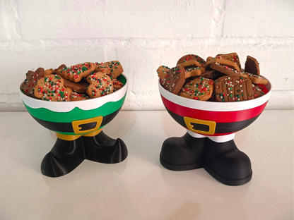 Santa Legs Cookie & Snack Bowl – Christmas Special Edition!