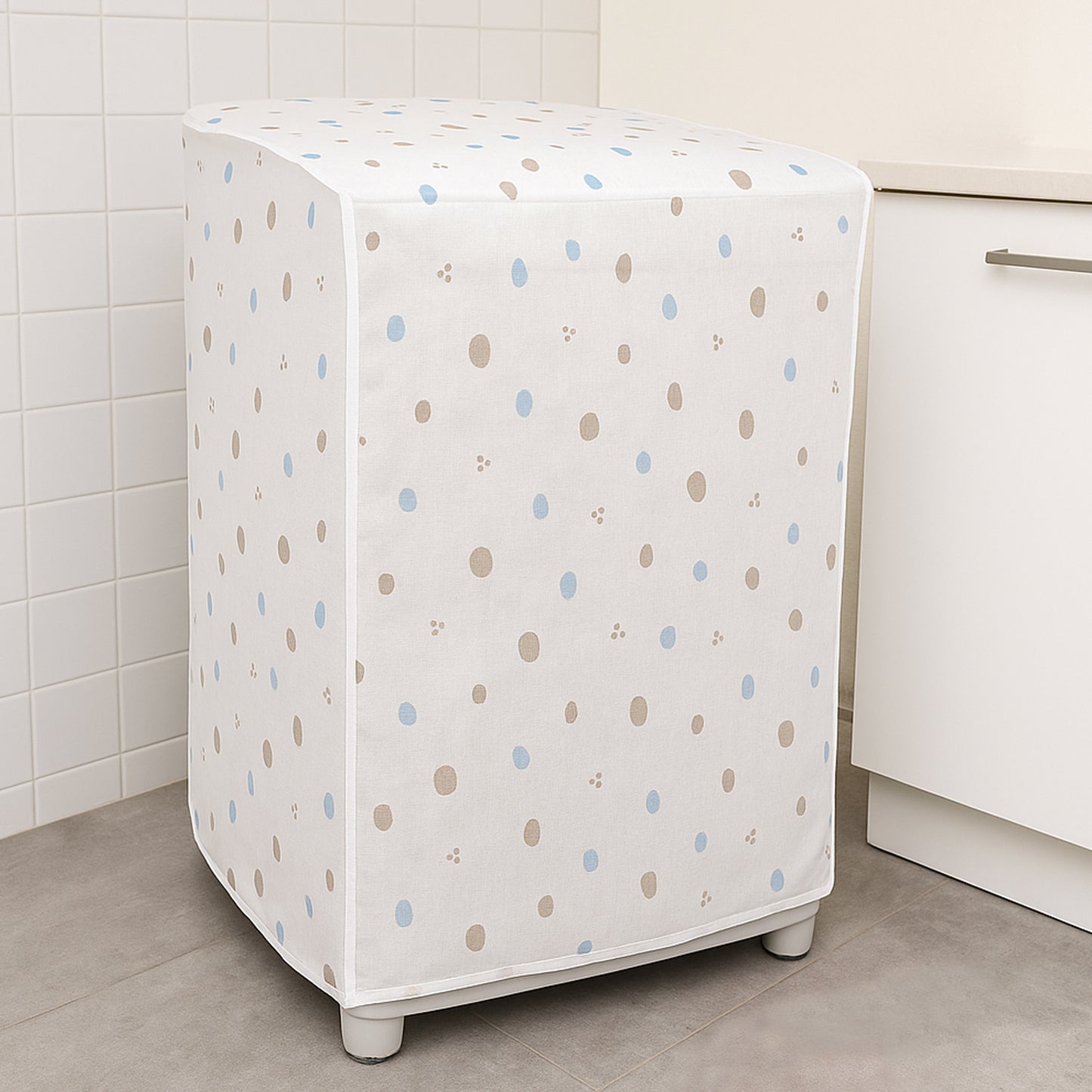 12891 Washing Machine Cover Tumble Dryer Cover Sun Protection Dustproof Washing Machine Protective Cover (75x46x85 Cm)