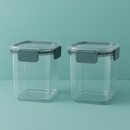 Apex Press N Lock Airtight Food Storage Container Set (2pc900ml) Approx