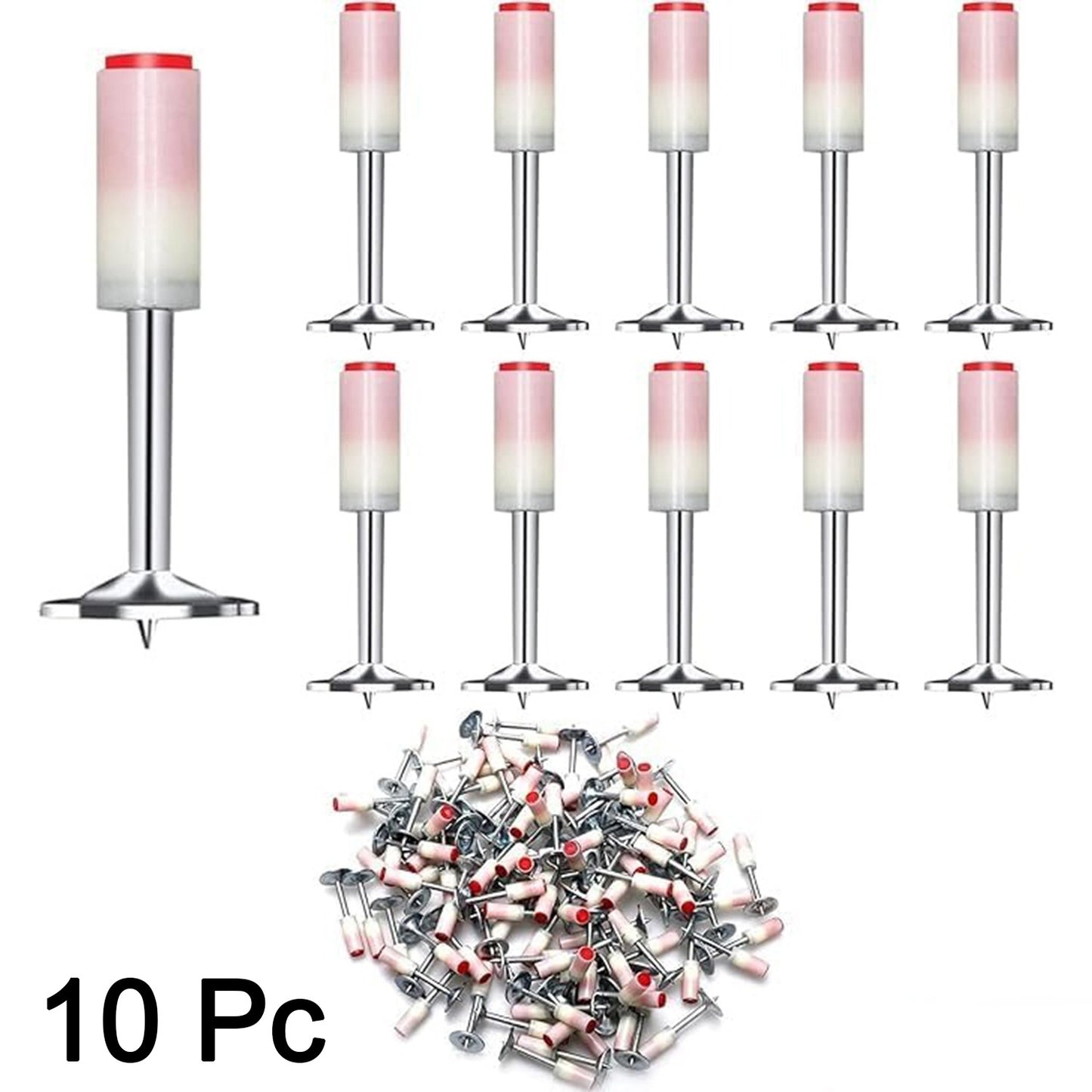 Round Nails For Mini Steel Nails For Gun (10 Pcs Set)