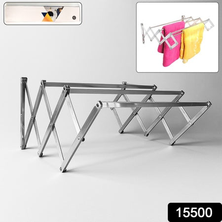 Stainless Steel Wall-mounted Folding Clothes Drying Rack