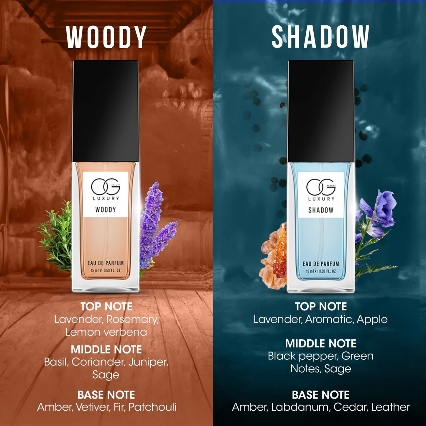 Og Luxury Perfume Gift Set Eau De Parfum Collection (15 Ml  4 Pc)