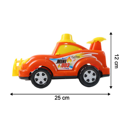 Funwoods Friction-powered Cartoon Racing Car Toy - (1 Pc)