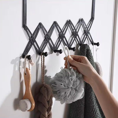6 Hook Door Hanger Steel Coat Rack (1 Pc)