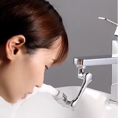 1509  Splash Faucet Filter Faucet 1080 Rotating Faucet Sprayer Head Double O-ring Design Movable Tap Water Saving Sink Aerator Extender For Bathroom Kitchen