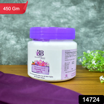 Beautiful Basics Shea Butter  Argan Oil Body Cream  450g