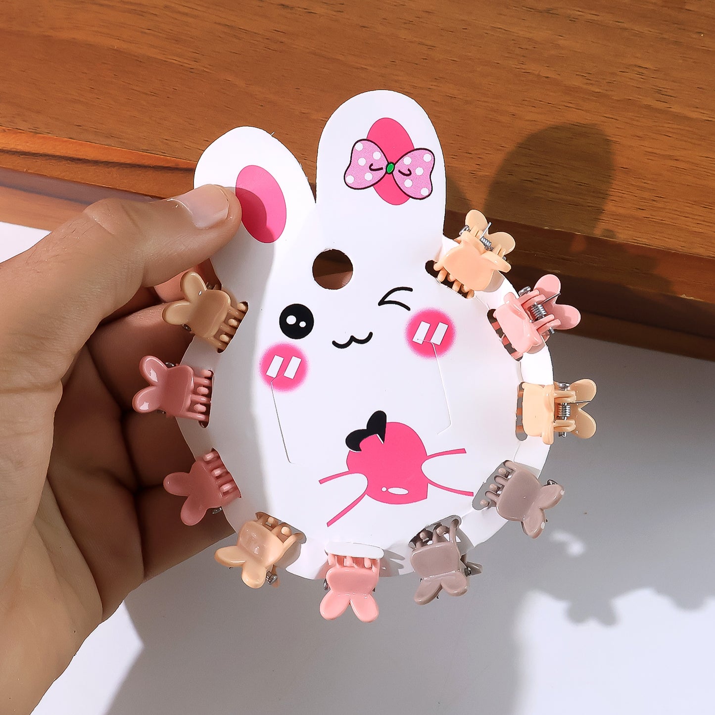 Mini Claw Hair Clips Set For Girls (12 Pkt  1 Set)