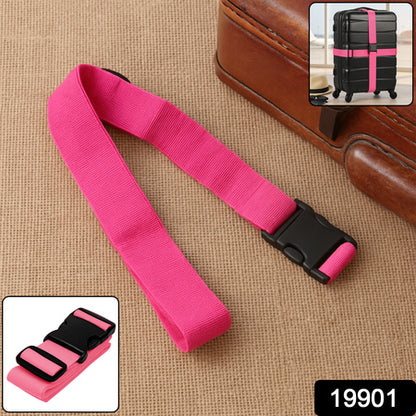 Adjustable Cross Luggage Security Strap - (1 Pc)