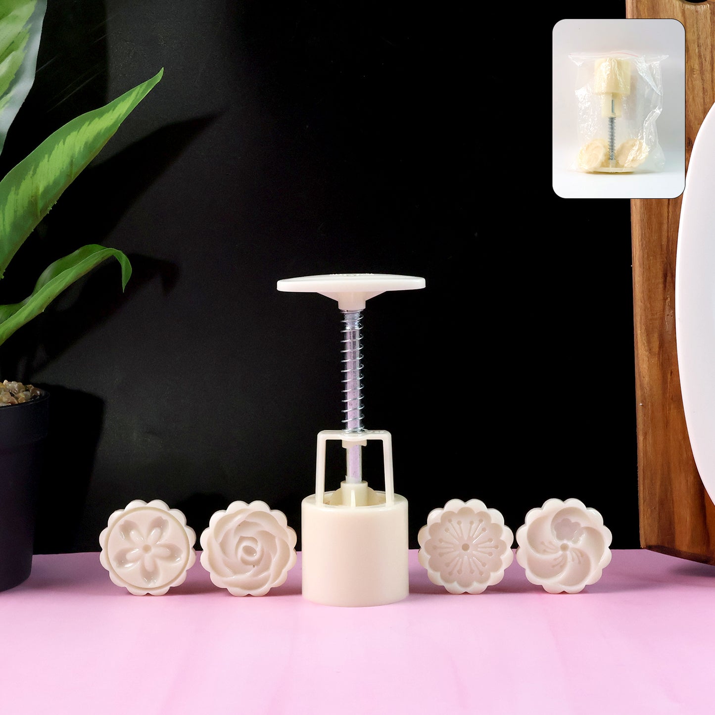 Spring Press Cookie  Pastry Mold - (Set)