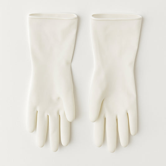 Medium Reusable Household Cleaning Gloves - (2 Pc  Set)
