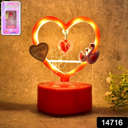Heart-shaped Decorative Love Showpiece (1 Pc)