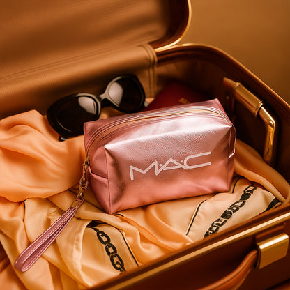 Metallic Travel Makeup Pouch - (1 Pc)
