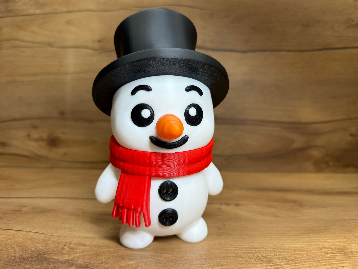 Snowman Christmas Decoration – 3D Printed Holiday Figurine 🎄✨