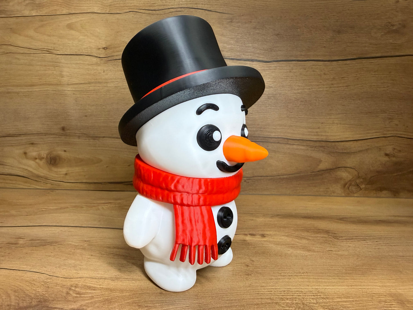 Snowman Christmas Decoration – 3D Printed Holiday Figurine 🎄✨