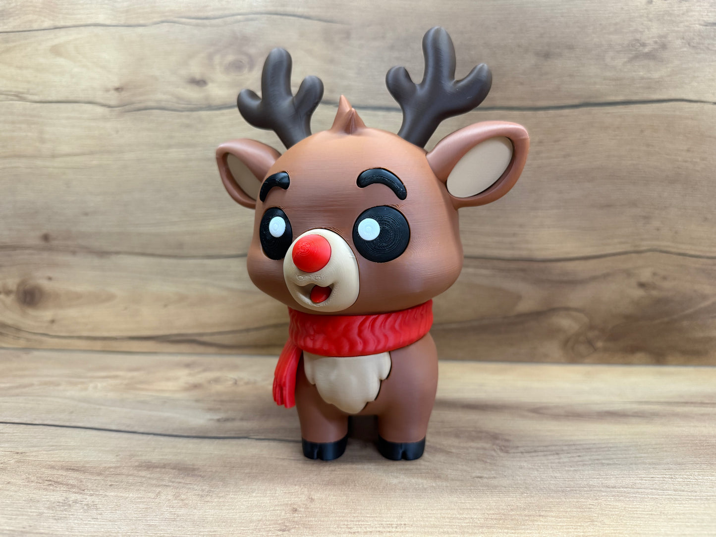 Christmas Ornaments cum Keychain. Set of 5 – 3D Printed Santa, Reindeer, Bear, Penguin & Snowman