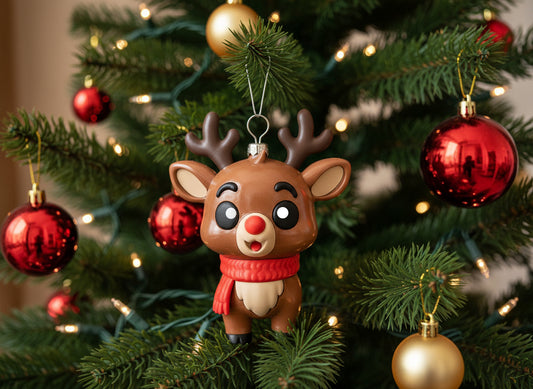 Christmas Reindeer Ornament cum Keychain.