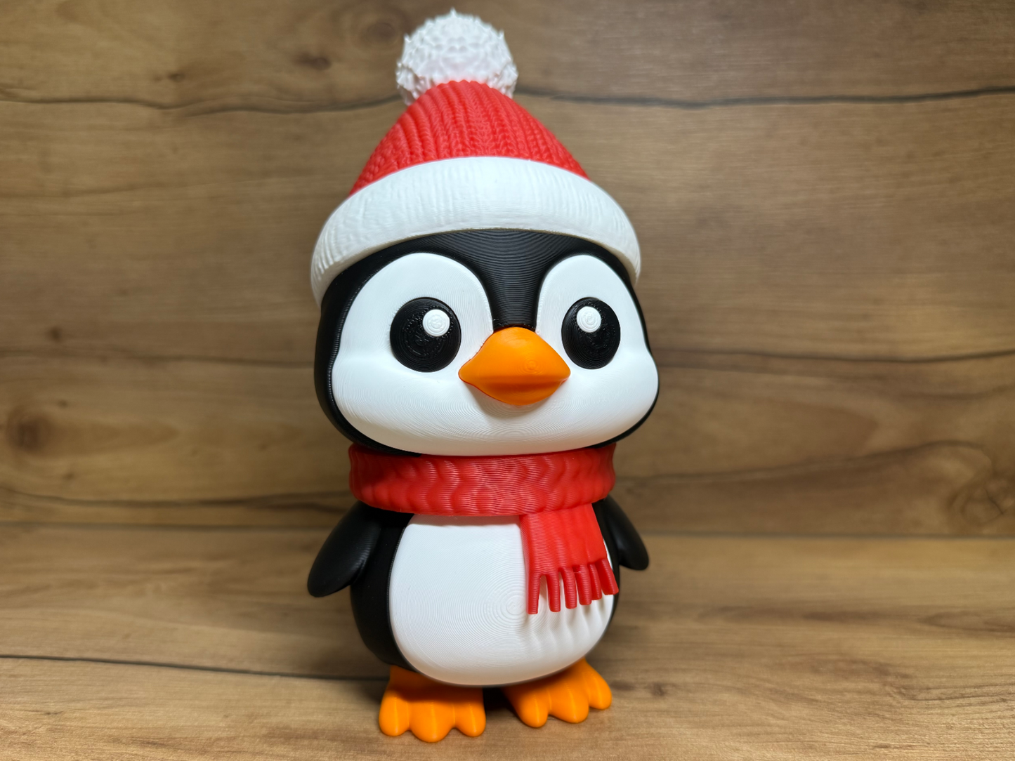 Christmas Penguin Ornament cum Keychain – Adorable 3D Printed