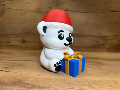 Christmas Bear Ornament cum Keychain