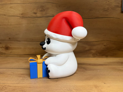 Christmas Bear Ornament cum Keychain