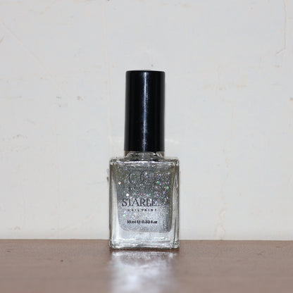 Og Beauty Silver Moonlight Starlet Glitter Nail Paint (10 Ml  1 Pc)