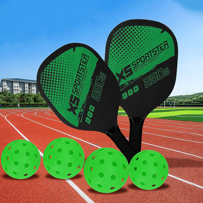 Professional Outdoor Pickleball Paddle And Ball (1 Set)